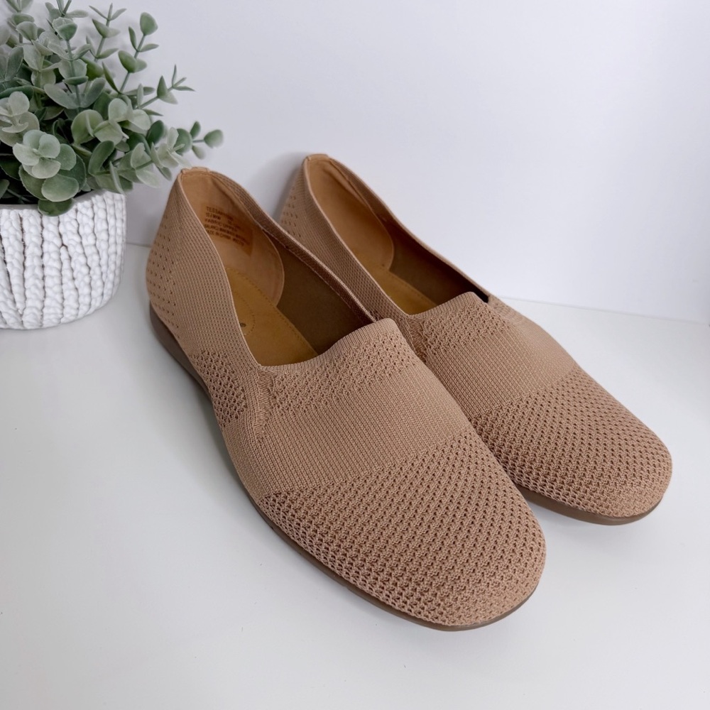 Comfortview Tessa Fabric Loafer Stretch Knit Size 10.5 WW Casual Comfort Walking